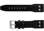IWC Big Pilot Black Leather strap 24mm w/ pin buckle - Replica Watch Straps